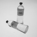 2 piece Generic Water Bottle Miniatures