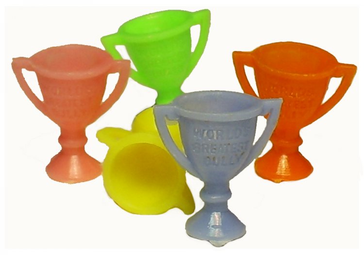 WORLD'S GREATEST BULLY Colorful Trophy (6) - Click Image to Close