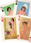 JUMBO Vintage Nudie Playing Card (1)