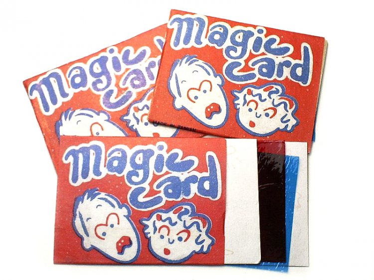 MAGIC CARD Vintage Cracker Jack Prize (2) - Click Image to Close