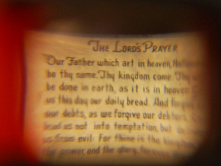 Stanhope "Lord's Prayer" Holy Bible Vintage Charm (1) - Click Image to Close