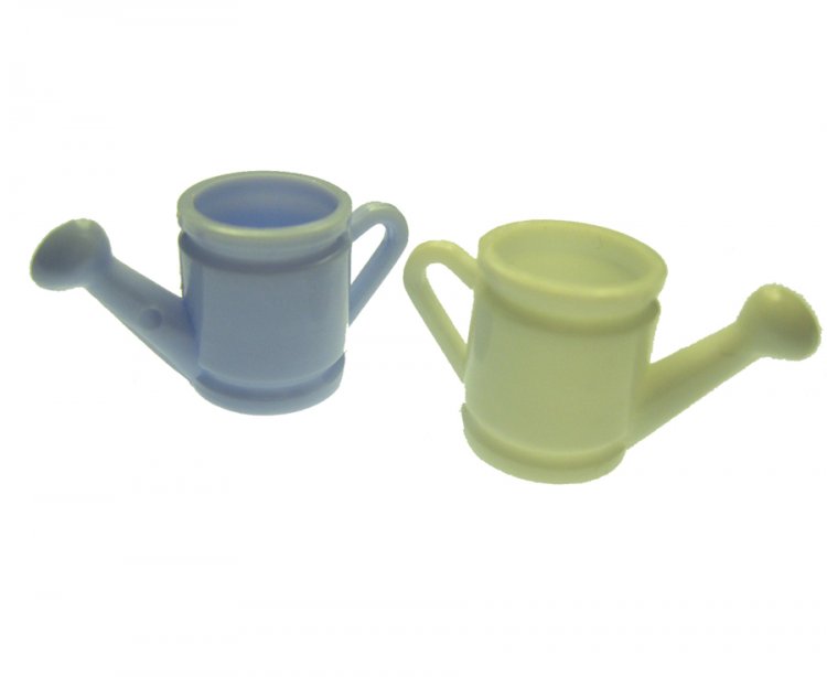 Watering Can Miniature Plastic Charms (8) - Click Image to Close