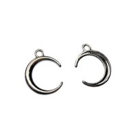 Crescent Moon Charms (4)