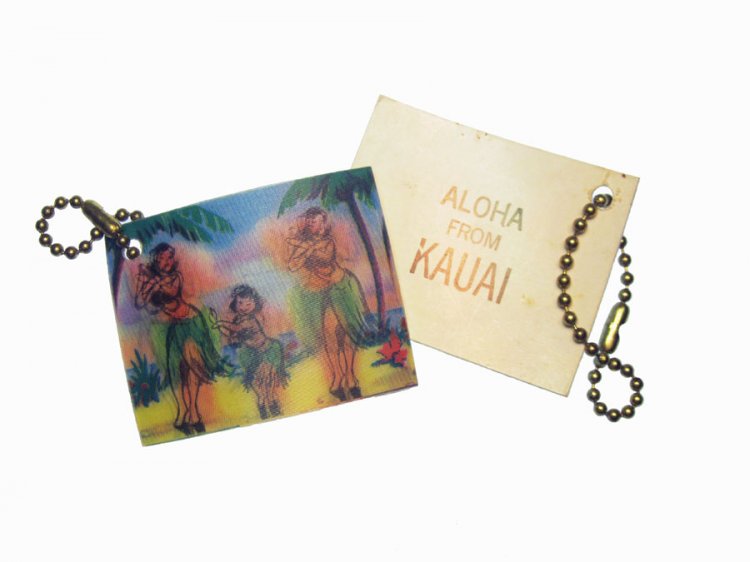 "Aloha from Kauai" Flicker Key Chain - Click Image to Close