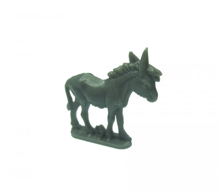 Tiny Vintage Donkey Miniature (2) - Click Image to Close