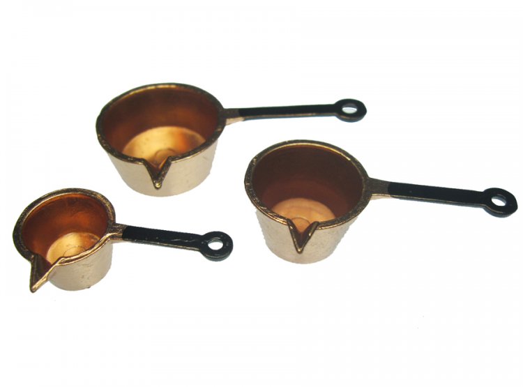 Coppery 3pc Sauce Pan Set - Click Image to Close