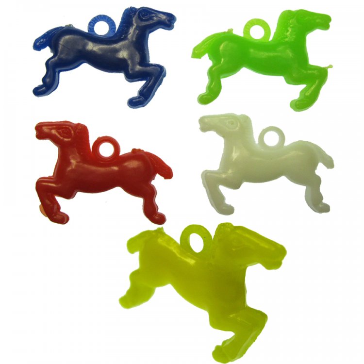 Leaping Horse Vintage Gumball Charms (3) - Click Image to Close