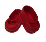 Red Mary Jane Vintage Doll Shoes (1 pair)