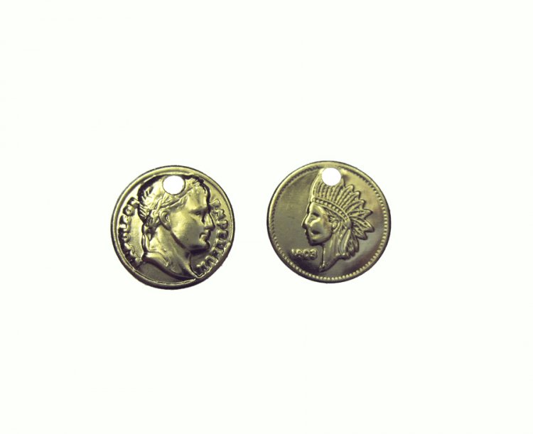 Tiny Coin Stampings (30) - Click Image to Close