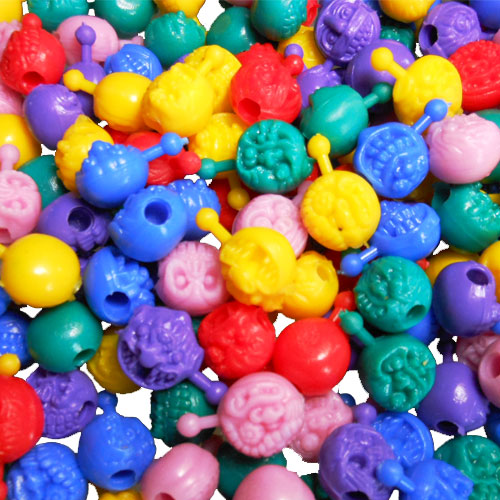 Madball Monster Vintage Pop Beads (16) - Click Image to Close
