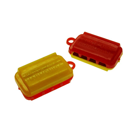 Working Harmonica Vintage Plastic Charm (1) - Click Image to Close
