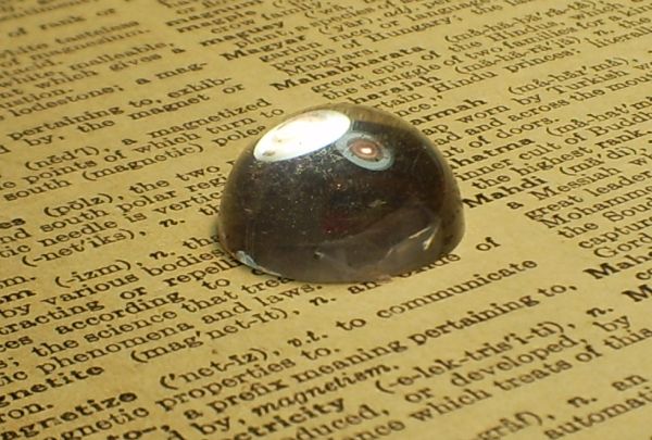 22mm High Dome Magnifying Vintage Cabochons (6) - Click Image to Close