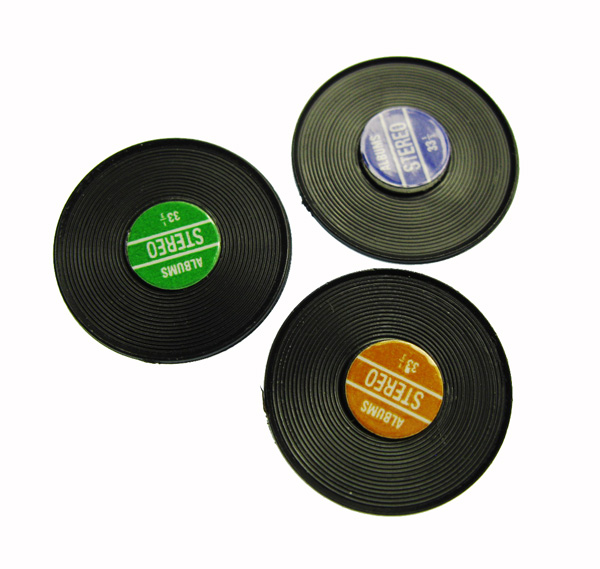Phono LP Record Miniatures (3) - Click Image to Close