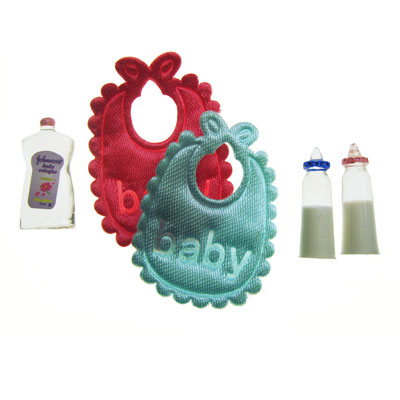 Baby Necessities Miniature Set - Click Image to Close