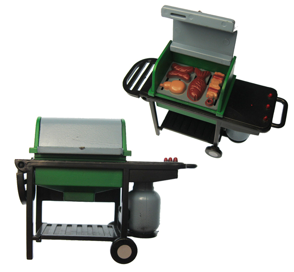 BBQ Gas Grill Miniature - Click Image to Close