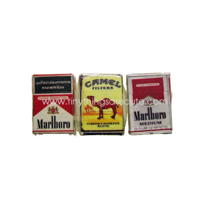 Cigarette Pack Miniatures (3) - Click Image to Close