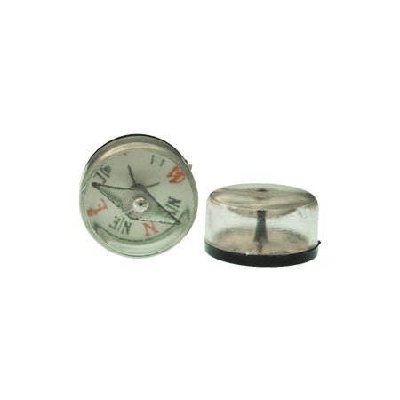 Cylinder-shaped Vintage Novelty Toy Compass - Click Image to Close