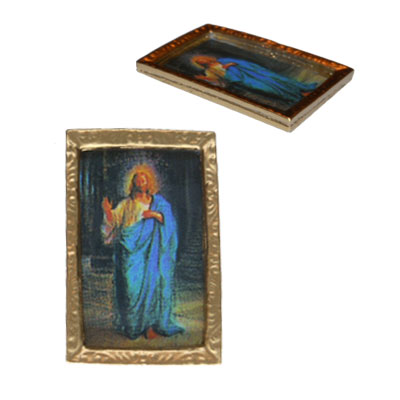 Jesus Christ Framed Picture Miniature - Click Image to Close