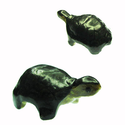 Stoneware Vintage Miniature Turtle (1) - Click Image to Close