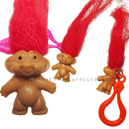 Red Haired Troll Charm Clip (1) - Click Image to Close