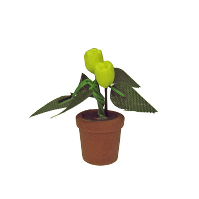Potted Tulips Miniature - Click Image to Close