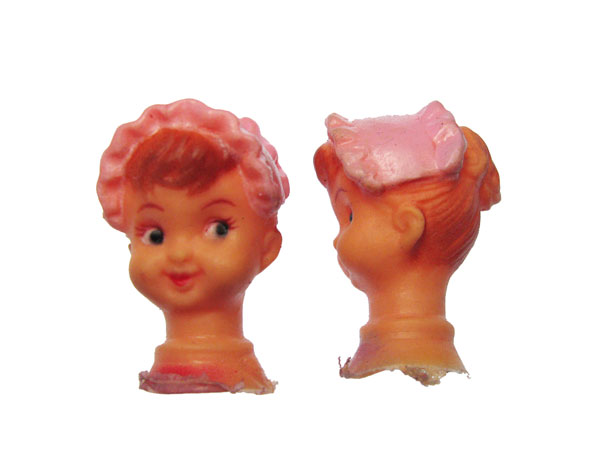 Rubbery Vintage Doll Head (1) - Click Image to Close