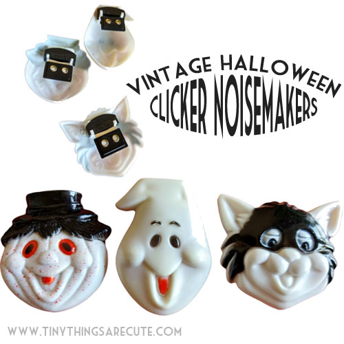 3pc Vintage Halloween Clicker Noisemakers - Click Image to Close