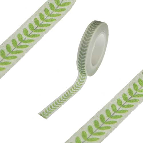Washi Tape : Leafy Trim Skinny Tape - Click Image to Close