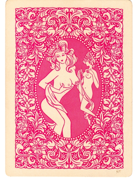 JUMBO Vintage Nudie Playing Card (1) - Click Image to Close