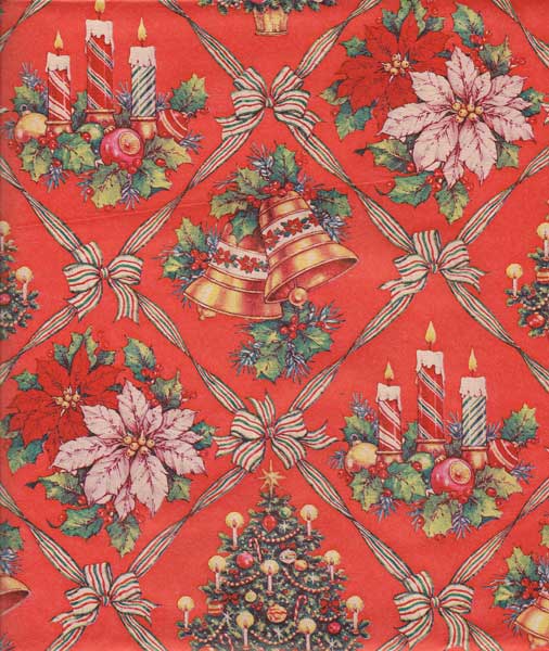Vintage Gift Wrap Sheet : Everything Christmas! - Click Image to Close