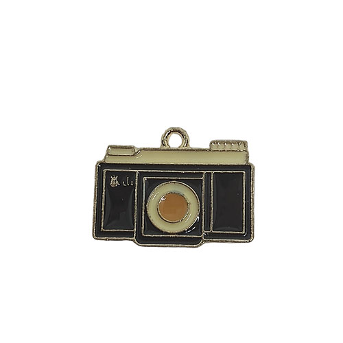 SLR Camera Enamel Charms (2) - Click Image to Close