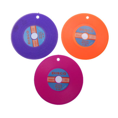 Colorful Disco Record Vintage Charms (6) - Click Image to Close