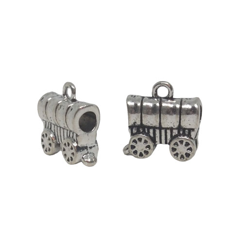 Gypsy Covered Wagon Charms (4) - Click Image to Close