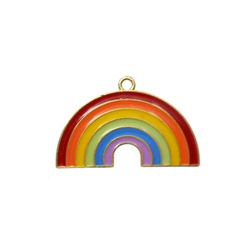 Enamel Rainbow Charms (2) - Click Image to Close