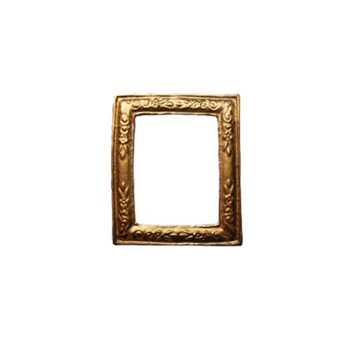 Floral Design Golden Frame Miniature (1) - Click Image to Close