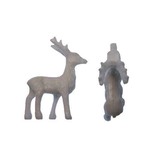White Reindeer Miniatures (3) - Click Image to Close