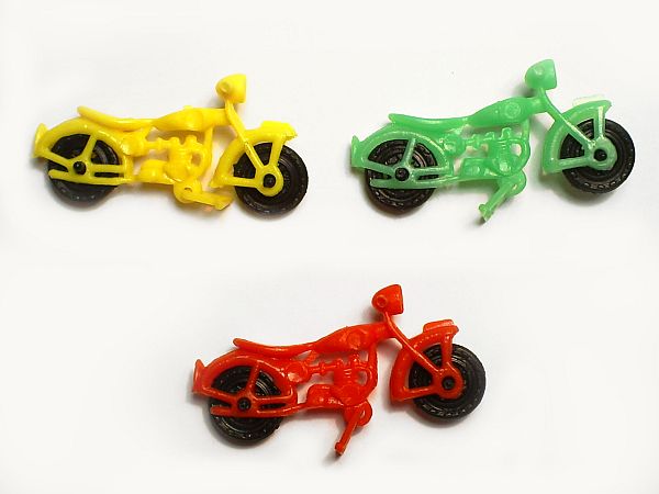 Mini Vintage Plastic Motorbikes (5) - Click Image to Close